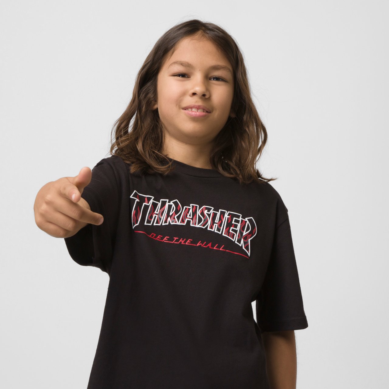 CAMISETA OTW LOGO SS INFANTIL VANS X THRASHER