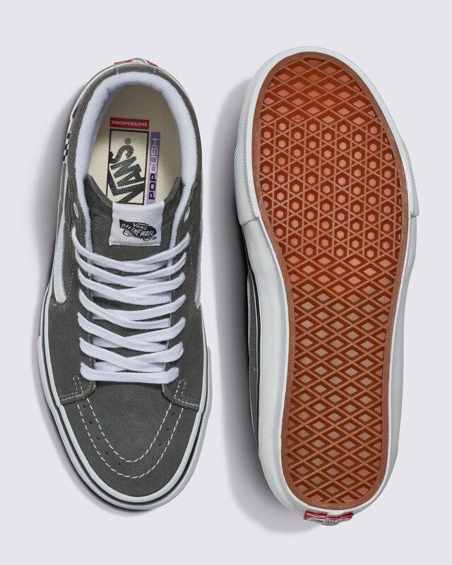 Tênis Skate Sk8-Hi Pewter White