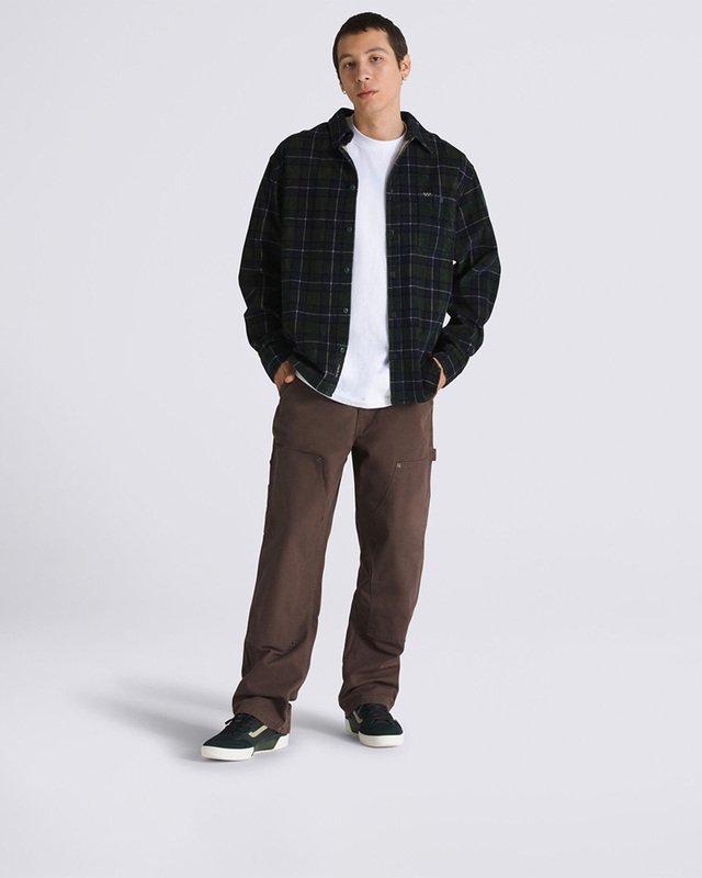 Calça Skate Drill Chore Ave Loose Carp Chocolate Brown