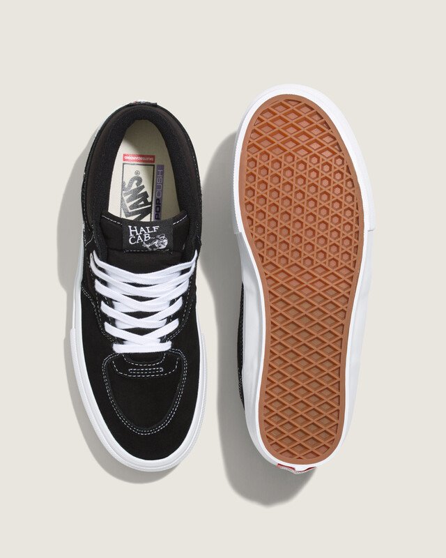 Tênis Skate Half Cab Black White