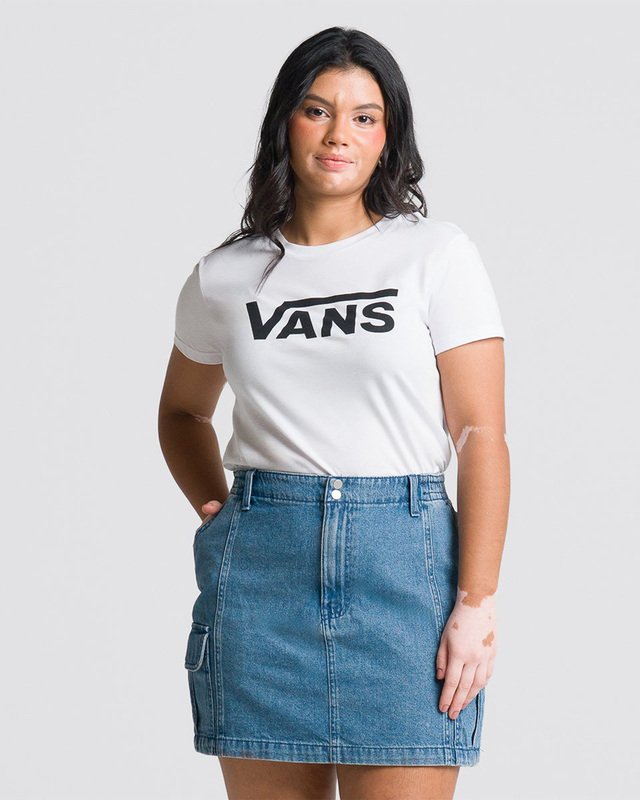 Camiseta Flying V Crew White