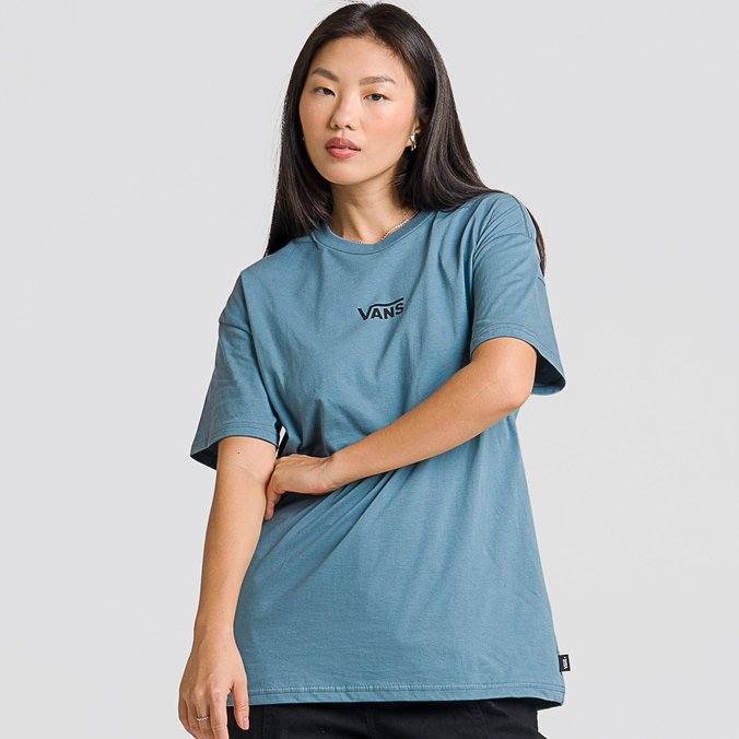 Camiseta Flying V Oversized SS Bluestone