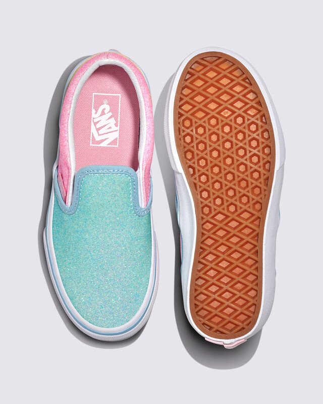 Tênis Slip-On Pastel Glitter Multi Infantil Vans