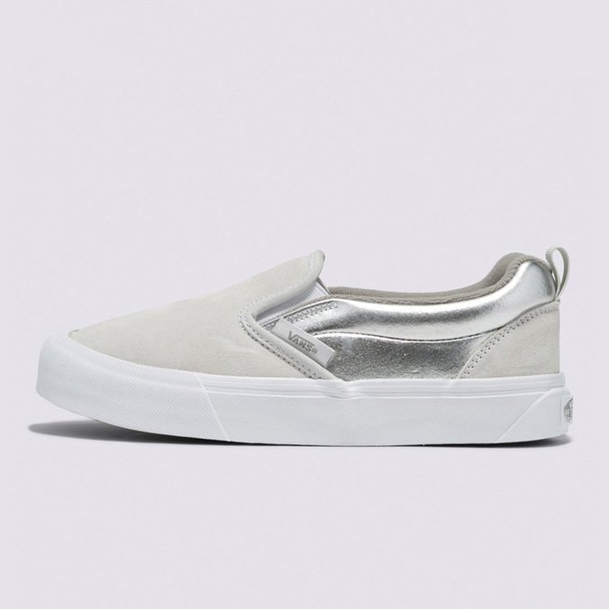 Tênis Knu Slip Silver Metallic True White