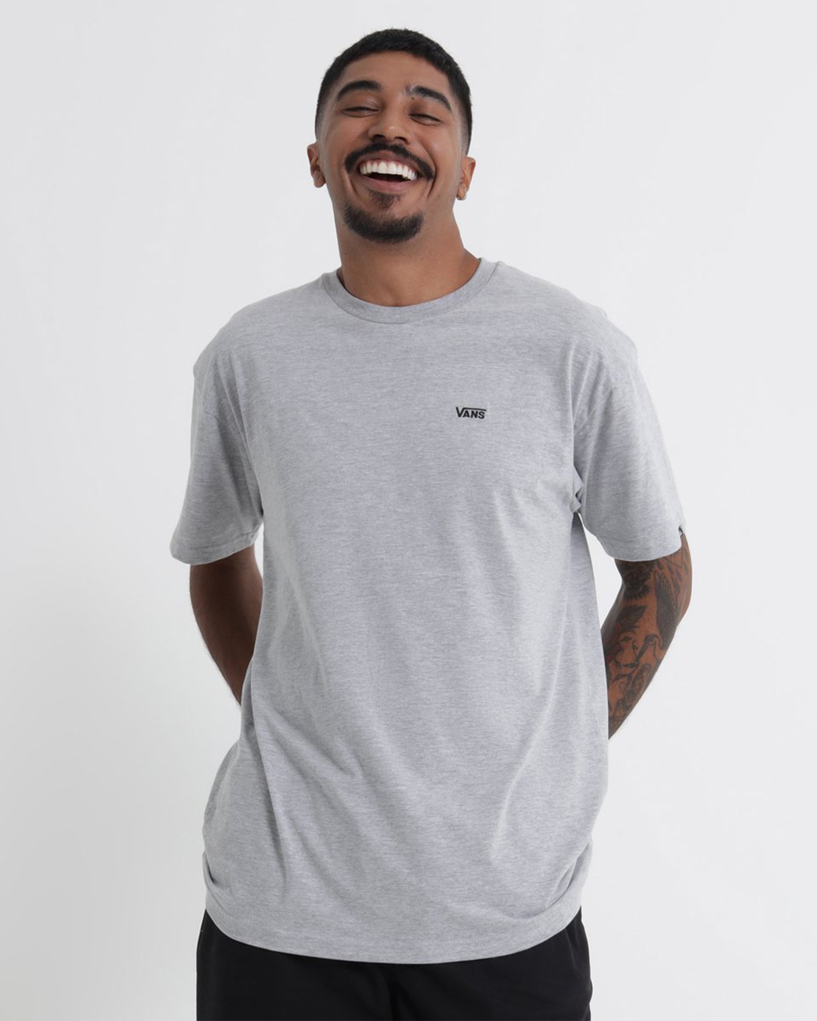 Camiseta Core Basics Athletic Heather Black | Vans