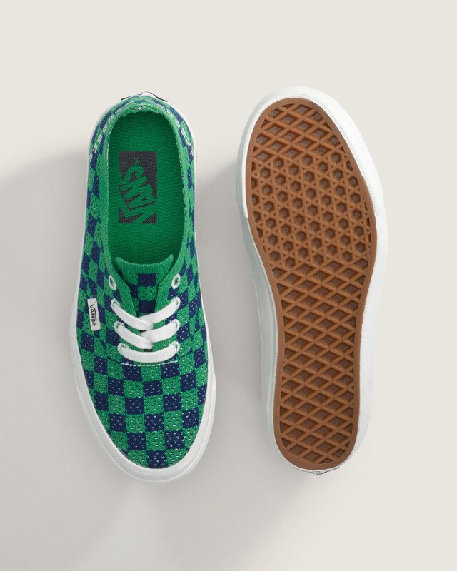 Tênis Authentic Lx Punk Check Green Navy