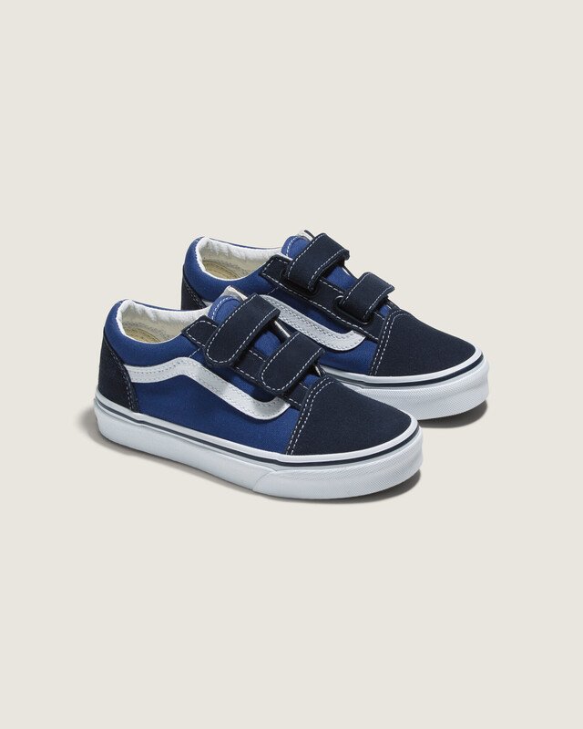 Tênis Old Skool V Infantil Navy True White