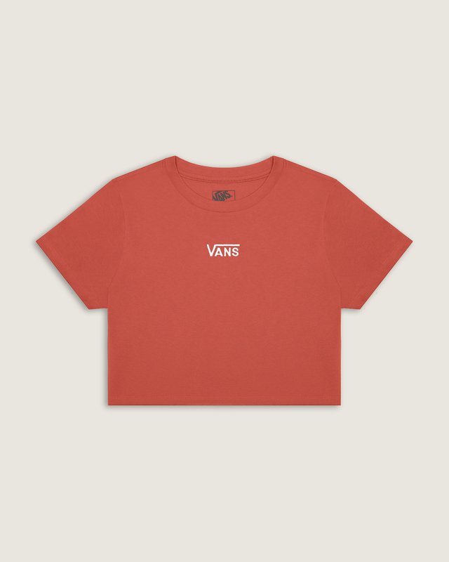 Camiseta Manga Curta Cropped Flying V Crimson Haze