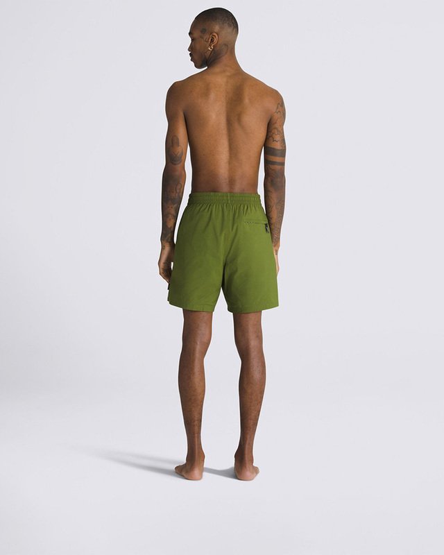 Boardshort Primary Solid Elastic Warm Weather Pesto