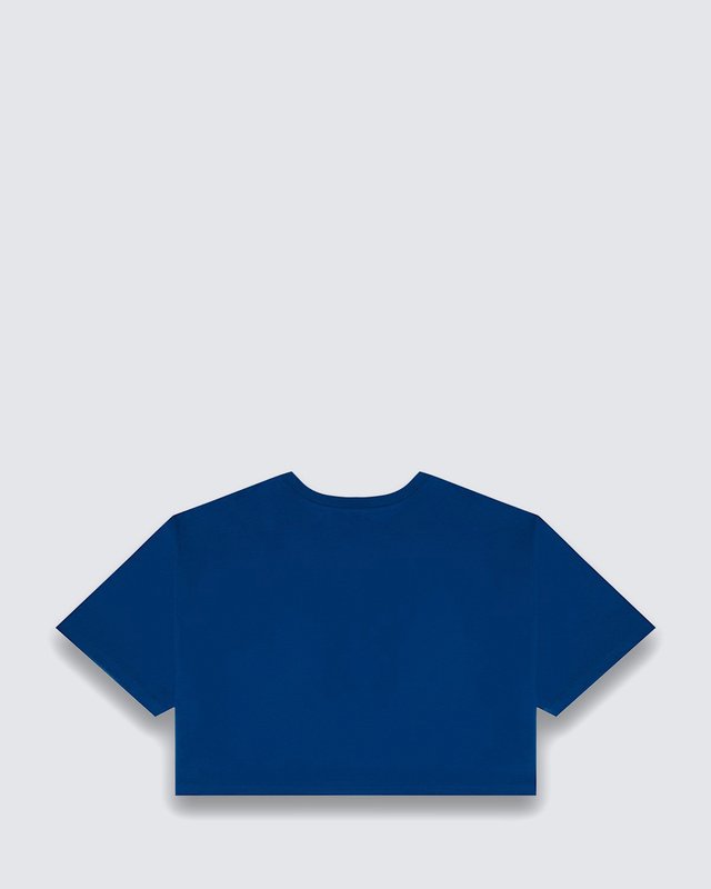 Camiseta 1St Class Relax Crop Ss True Blue