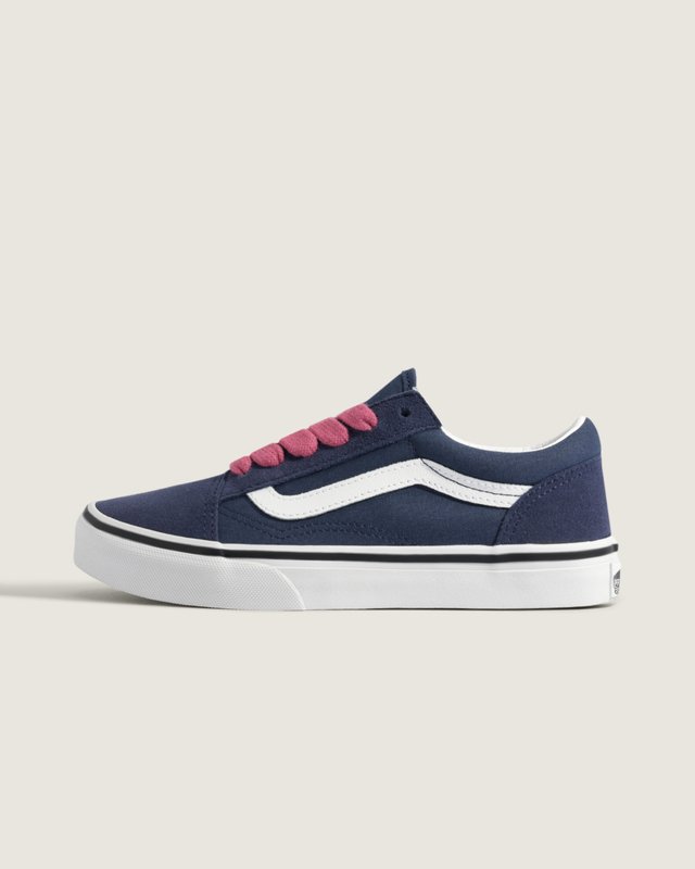 Tênis Old Skool Kids Duo Color Purple Pink Infantil