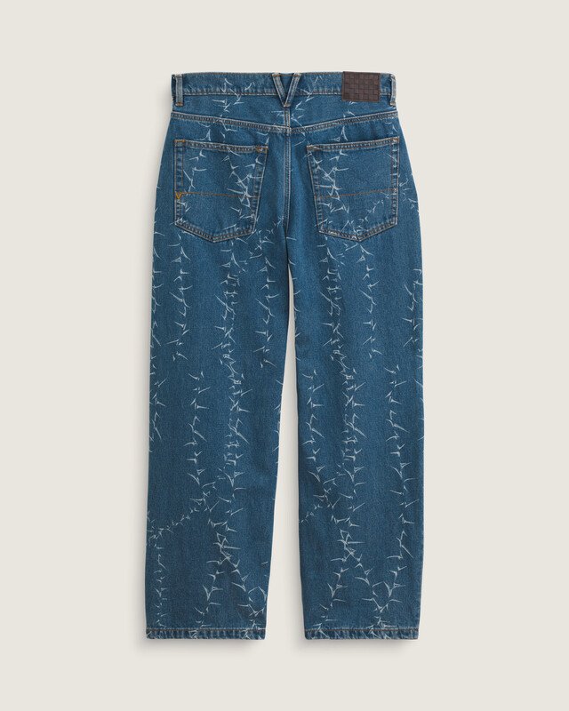 Calça Check 5 Baggy Denim Vintage Indigo | Vans