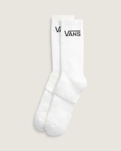 A Meia Vans Skate Crew combina conforto e resistência, com logo bordado e reforço nas áreas de maior atrito para suporte em uso intenso. Confeccionada em mistura de poliéster, algodão, poliamida, elastodieno e elastano, oferece toque macio, ajuste elástico e boa respirabilidade. A construção tipo crew traz comprimento clássico e acabamento reforçado nos pontos de fricção, mantendo flexibilidade e sensação acolchoada durante o uso.