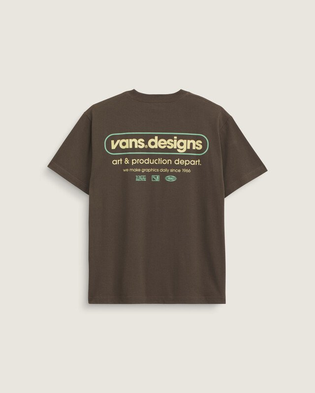Camiseta Ss Art Production Coal Brown