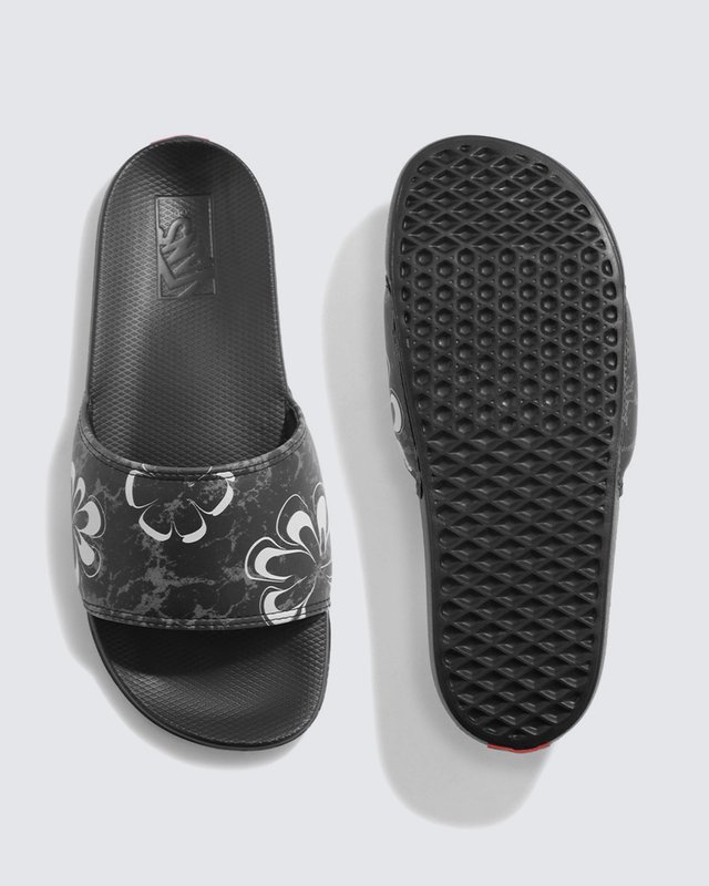 Chinelo Slide-On Floral Stain Abyss