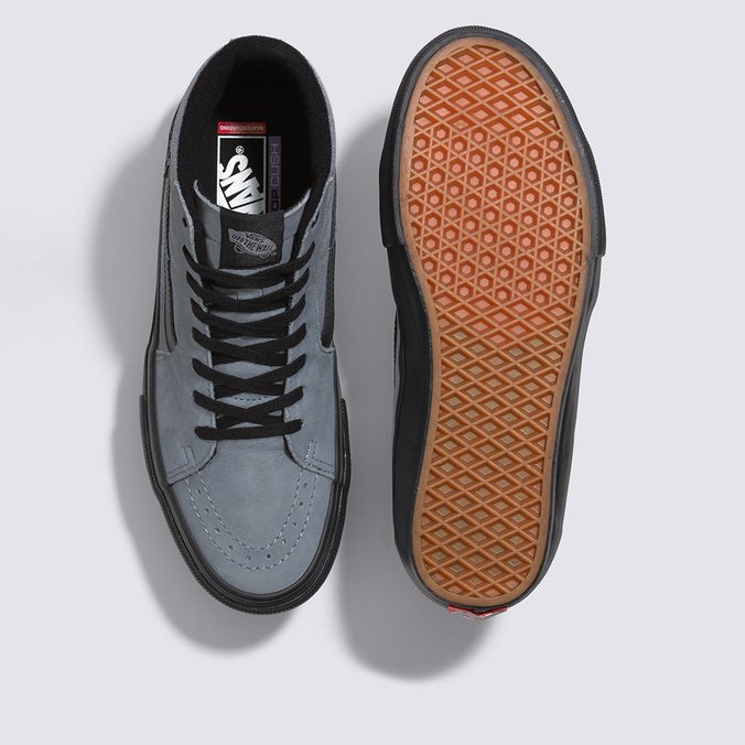 Tênis Skate Sk8-Hi Nubuck Washed Blue Black
