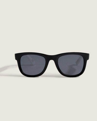 O Óculos Spicoli Black White apresenta armação clássica com linhas atemporais e lentes em policarbonato, resultando em construção leve e resistente. Lentes com proteção UVA/UVB 400 entregam visão nítida e acabamento espelhado. Inclui bolsa de tecido com fecho para transporte e proteção. Design alinhado ao legado Vans, combinando conforto, suporte e acabamento que reforçam sua expressão autêntica..