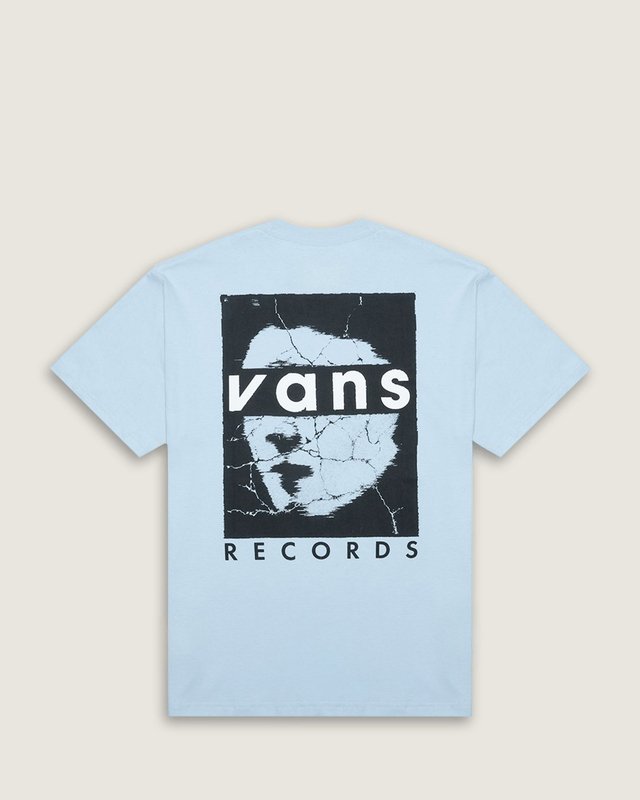 Camiseta Vans Records Ss Cloudy Blue