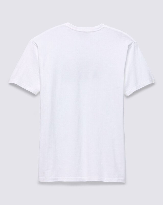 Camiseta Vans Tagged Ss Zahba Mid Domond White
