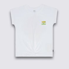 Camiseta Knot Ss Infantil Vila Sésamo White