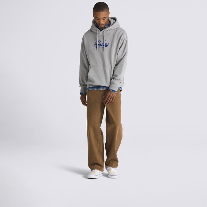 Moletom Global Line Loose Po Upland Cement Heather