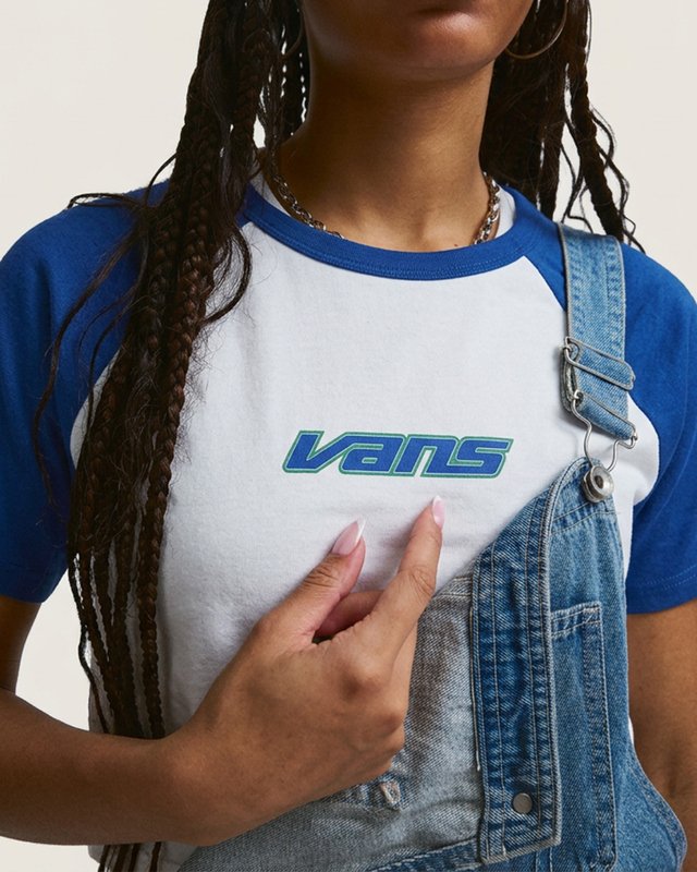 Camiseta Manga Curta Baby Tee Classic Blue