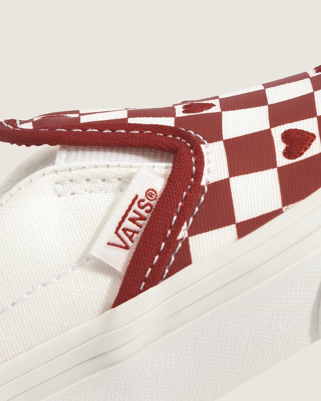 Tênis Slip-On Red Hot Valentines Racing Red True White Infantil