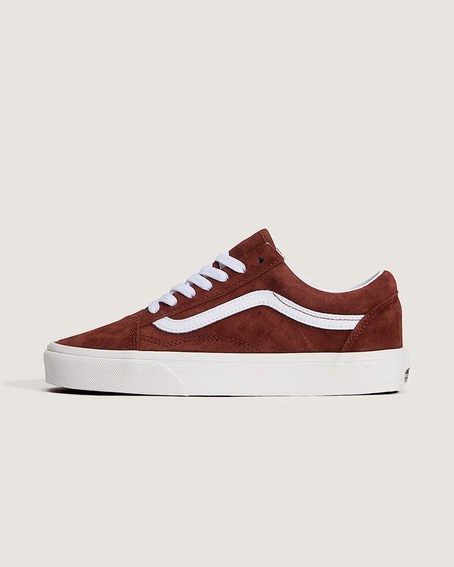 Tênis Old Skool Pig Suede Brown Earth True White