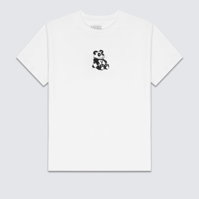 Camiseta V Panda SS White Infantil