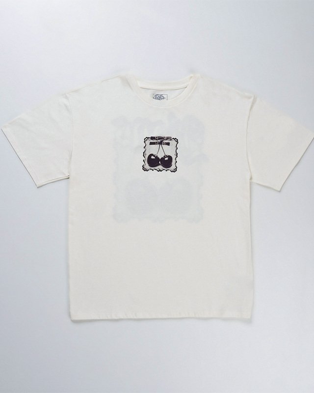 Camiseta Cherryride Outsized Ss Marshmallow Cherry