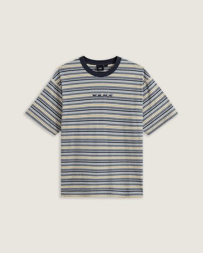 A Camisa Ss Cameron Stripe Knit Marshmallow é confeccionada em jersey escovado dupla face, tricotado com uma textura escovada macia que você sente por dentro e por fora. Com mangas curtas para um estilo casual no dia a dia e listras marcantes, ela é finalizada com patch bordado Vans.