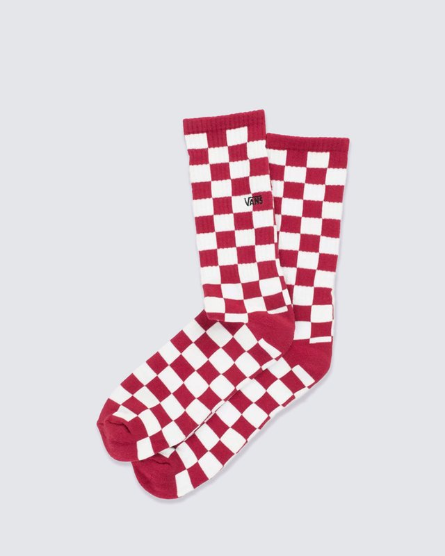 Meia Checkerboard Crew Ii 36/40 Red