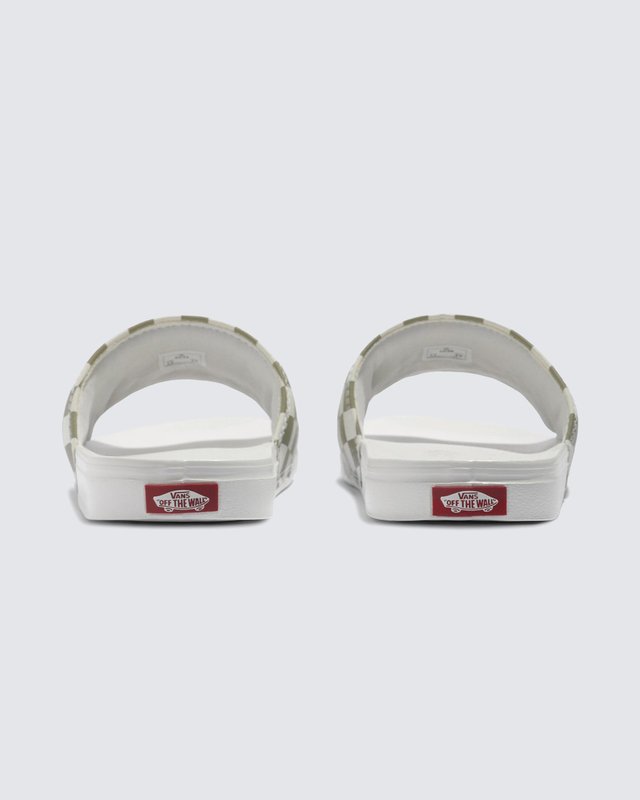 Chinelo Slide-On Checkerboard Sage