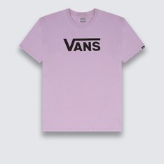 Tradição e originalidade estão presentes na cultura Vans. A Camiseta Vans Classic SS Lavender Mist é um clássico Vans. Na cor roxa, a camiseta masculina de manga curta, é confeccionada em tecido 100% algodão. Traz estampa frontal com assinatura Vans em “Drop V” centralizada na altura do peito, em silk à base d’água. Com gola canelada, apresenta costura reforçada nos ombros e etiqueta Vans aplicada na manga. Toda autenticidade Vans para aproveitar os momentos com muito conforto e estilo.