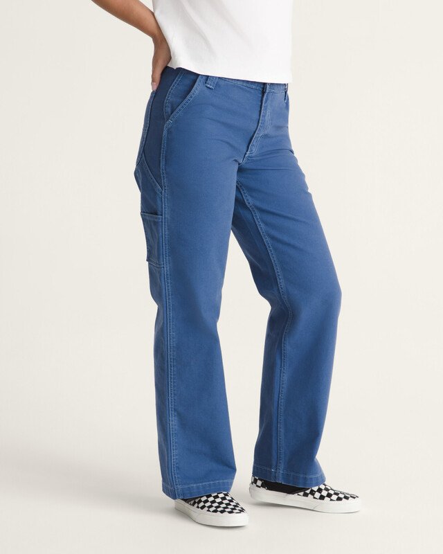 Calça Chore Mid Rise Straight True Navy