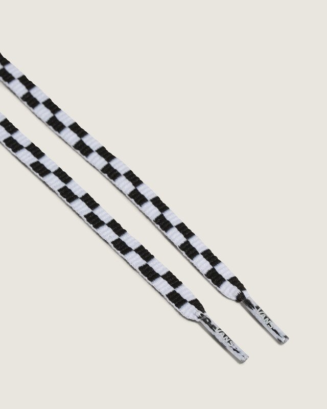 Cadarço Vans Checkerboard Black White Checkerboard