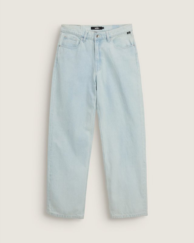 Calça Check 5 Loose Denim Blue Ice