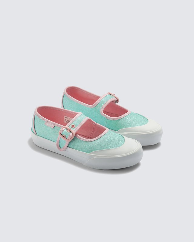 Tênis Mary Jane  Pastel Glitter Multi Infantil
