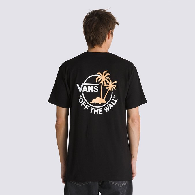 Camiseta Classic Mini Dual Palm II SS Black Apricot Nectar