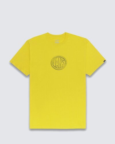 Tradição e originalidade estão presentes na cultura da Vans desde 1966. A personalidade e estilo inconfundível se destacam em todos os seus clássicos. A Camiseta Classic Bold SS Warm Olive de manga curta é confeccionada em tecido de algodão. Com modelagem clássica, traz gola redonda e estampa em arte exclusiva, resgatando o logotipo lendário que faz parte da história da Vans, centralizada na altura do peito, em silk à base d’água. Traz etiqueta tecida Vans aplicada na manga.