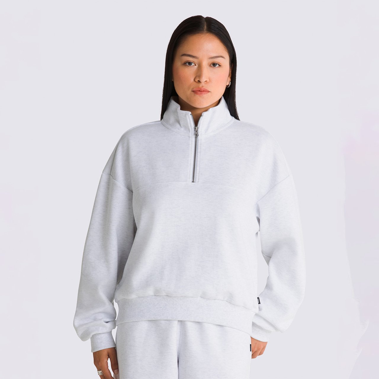 Moletom Elevated Double Knit Mock Neck Ultrarange Neo Vr3 White