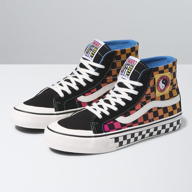 Tênis Sk8-Hi 138 Decon Sf Vans X T&C Checkerboard Marshmallow