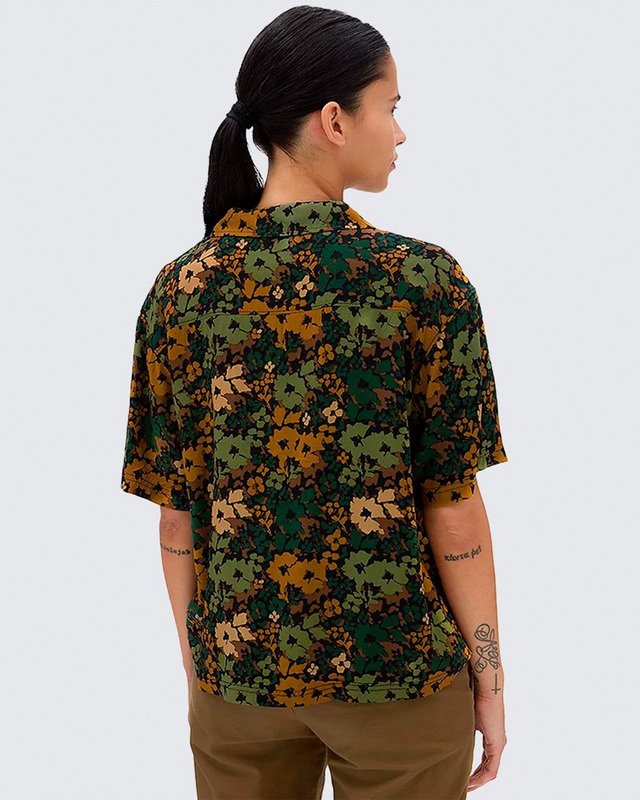 Camisa Parksfield Top Ss Ultrarange Neo Vr3 Loden Green White