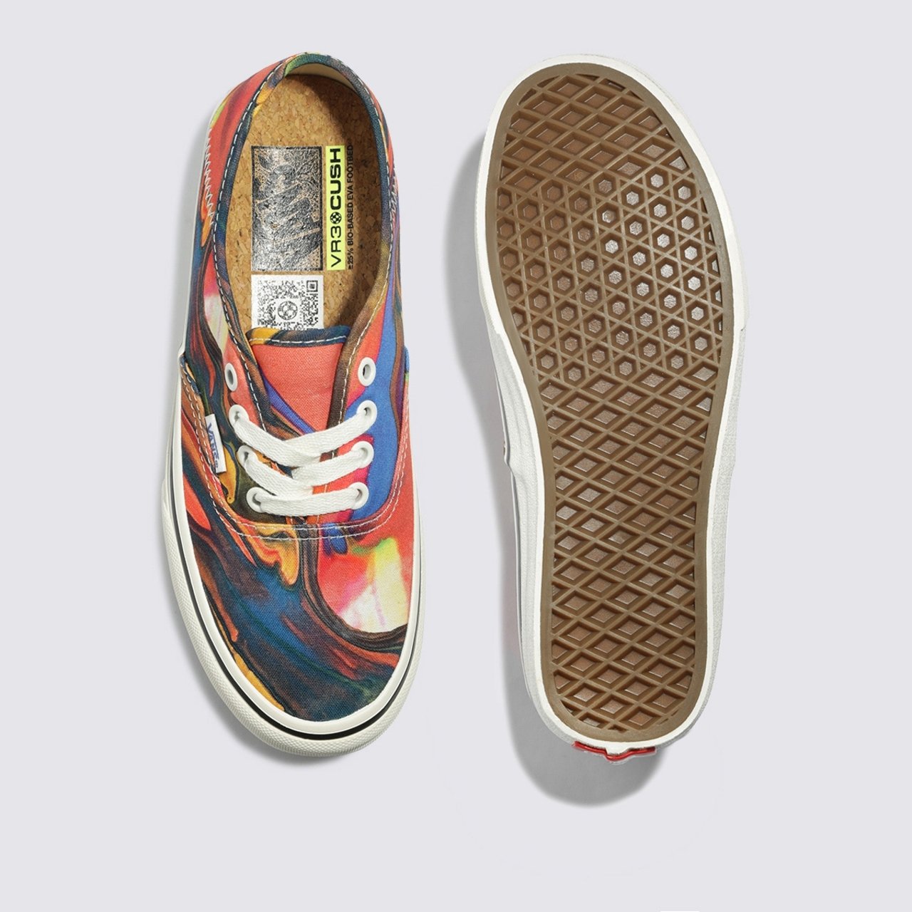 Tenis Authentic Sf Resin Rainbow Multi Marshmallow Vans