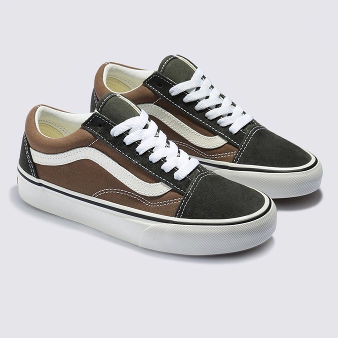 Tênis Old Skool Suede Pop Canvas Brown Multi | Vans