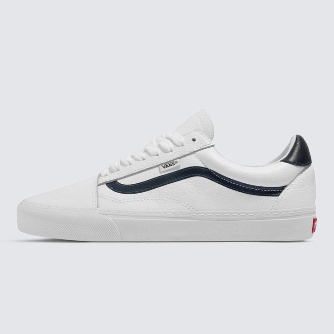 Tênis Old Skool Leather White Navy