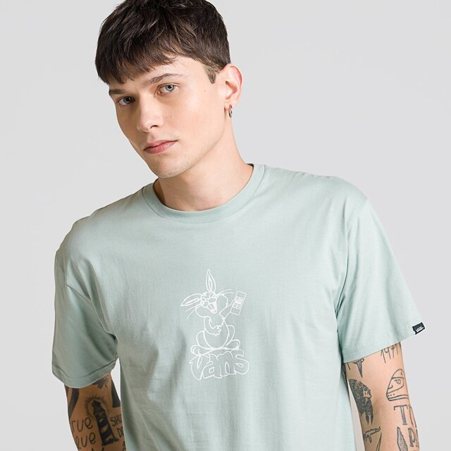 Camiseta Crazy Eddy SS Gray Mist
