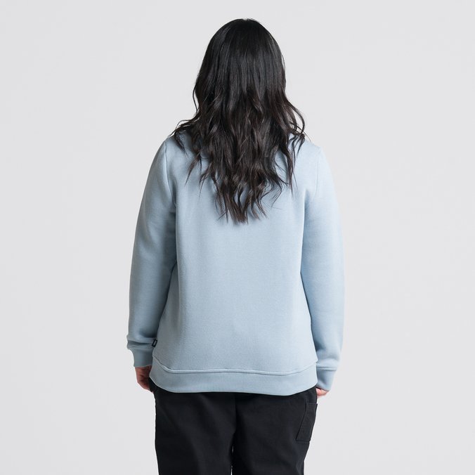 Moletom Flying V Classic Crew Dusty Blue