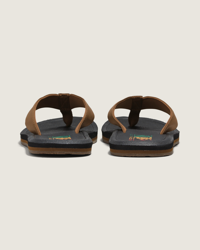 SUNSEA CAMPAGNE SANDALS Brown Black/3 Aqualite Men's Black Brown