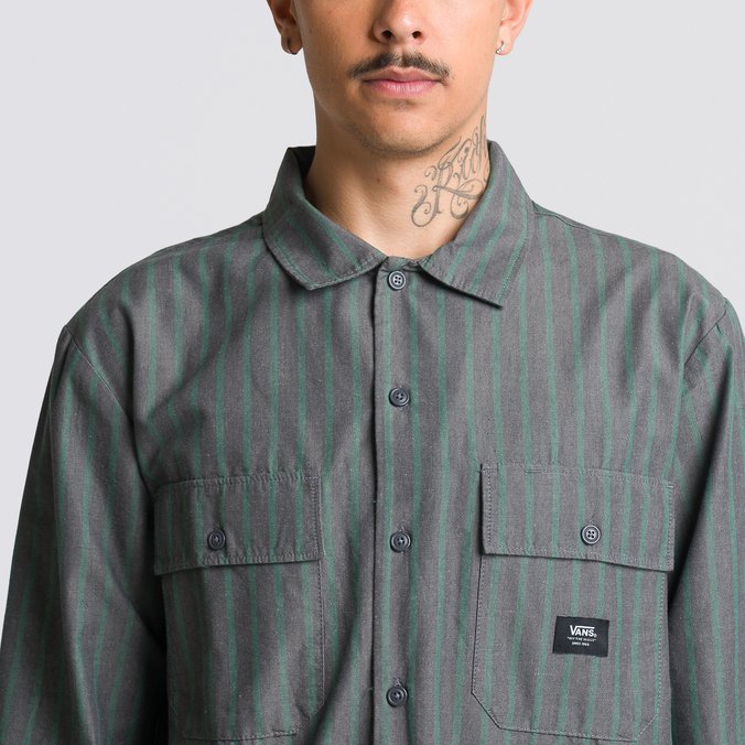 Camisa Caldwell Woven Asphalt